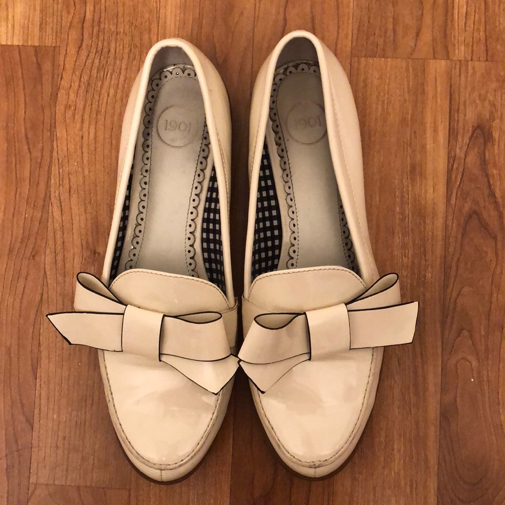 1901 Cream Loafers with Bow🤍🤍